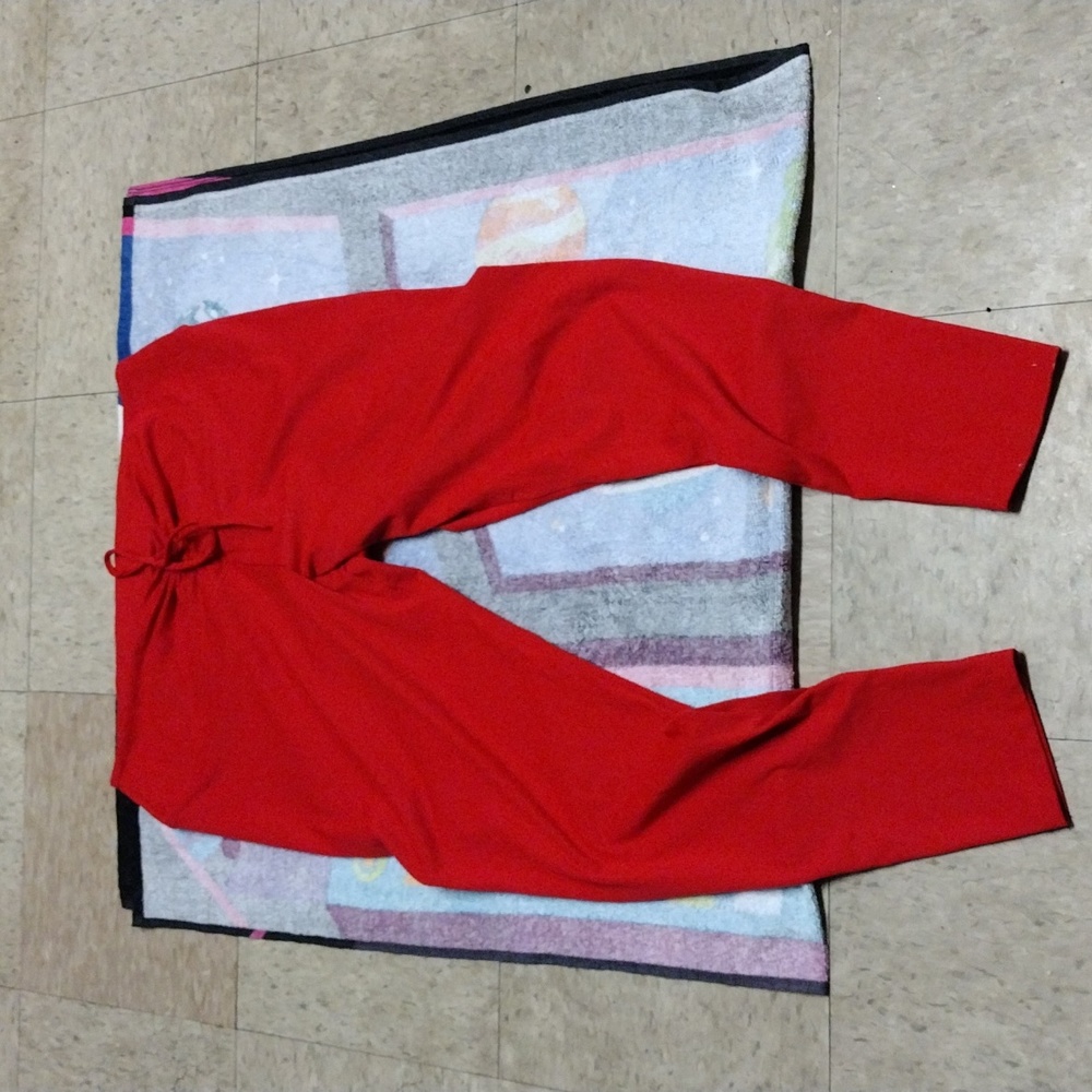 Vs pink tie front legging size xxl